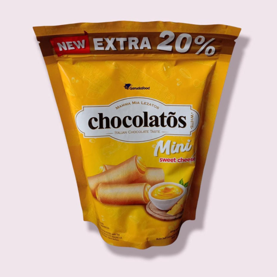 CHOCOLATOS Wafer Roll Mini Sweet Cheese Pack 65gr