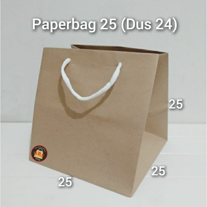 

Paper bag 25 (25x25x25)