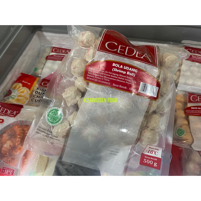 

Bola udang (shrimp ball) frozen food