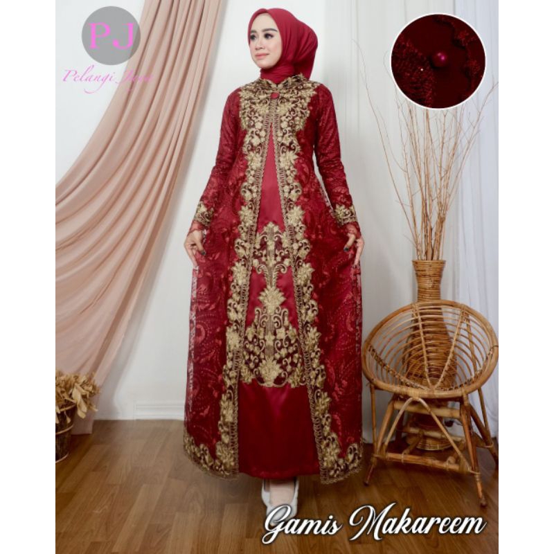 KHUSUS JUMBO LD 120 CM/PB 140CM//GAMIS MAKKAREEM//BAHAN TILLE BORIDR PREMIUM//SERAGAMAN KELUARGA//BAJU LEBARAN//BAJU PESTA LAMARAN//BAJU WISUDA//ORIGINAL BY PELANGI JAYA