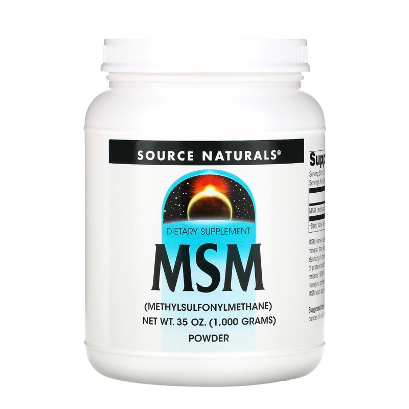 Source Naturals MSM Powder 1.000 gram