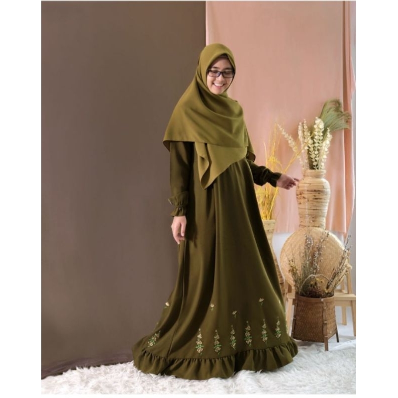 PRELOVED GAMIS ORCHID BY HIJAB ALILA