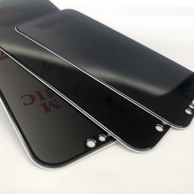 TEMPERED GLASS CERAMIC SPY MATTE FILM IPHONE 6/7/8/X/XS/XR/11/12/13/14/+/Pro/Max ANTI PECAH RETAK MINYAK GORES HITAM