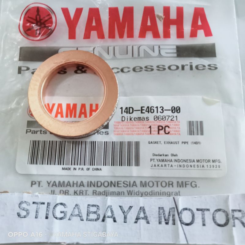 paking knalpot Mio j gasket mufler Mio sporty perpak knalpot Mio soul packing knalpot Nuvo original