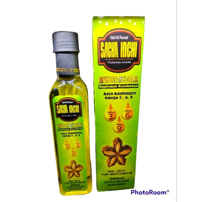 SACHA INCHI Minyak organik omega nabati