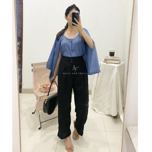 MONICA Pants / Loose Pants Trousers Wanita / Celana Kerja P18