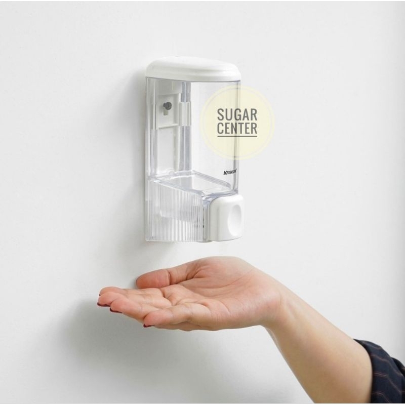 Krisbow Dispenser Sabun Cair 200ml/Dispenser Sabun/Soap Dispenser/Tempat Sabun Cair/Dispenser Sabun 