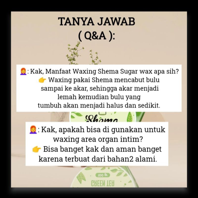 [Paket Lengkap] SHEMA Sugar Waxing Premium Free Serum VCO (After Wax) + Spatula + Kain Wax Paket Lengkap Waxing / Penghilang Bulu Ketiak Kaki Tangan