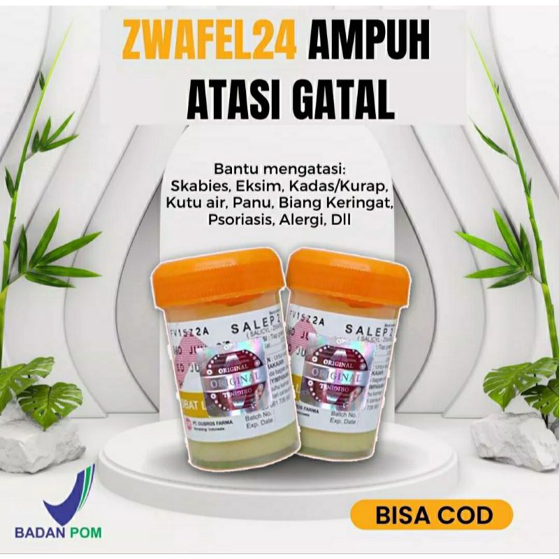 Salep Dokter 2-4 /Belerang sulfur/Salep Penyakit Kulit/Gatal/Salep Panu/Jerawat/Kudis/Ampuh