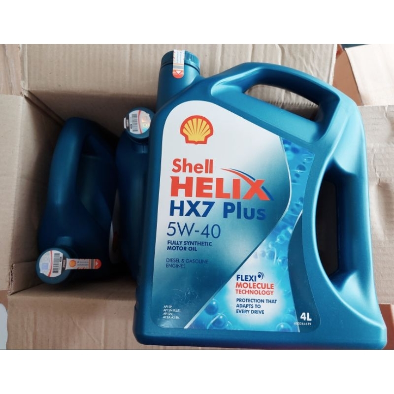 SHELL  HX7 4 Liter (1 DUS ISI 4 PCS ) ( UNTUK MESIN DIESEL )