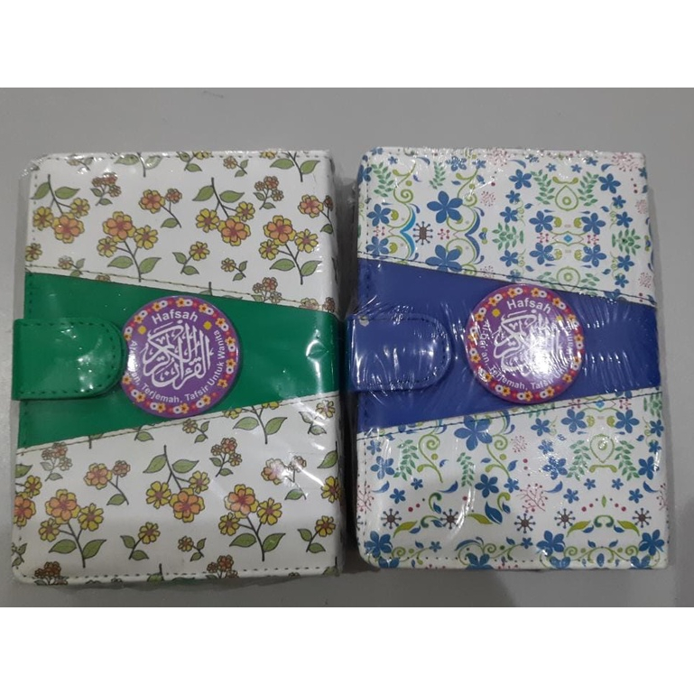 Kitab Quran AlQuran Mushaf Wanita Muslimah dan Terjemahan HAFSAH Agenda Besar A6 Murah di Makassar