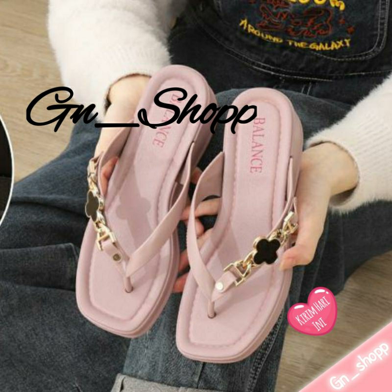 Sandal Jepit Wanita Wedges Tinggi  Terbaru Terlaris Balance 2226-D2