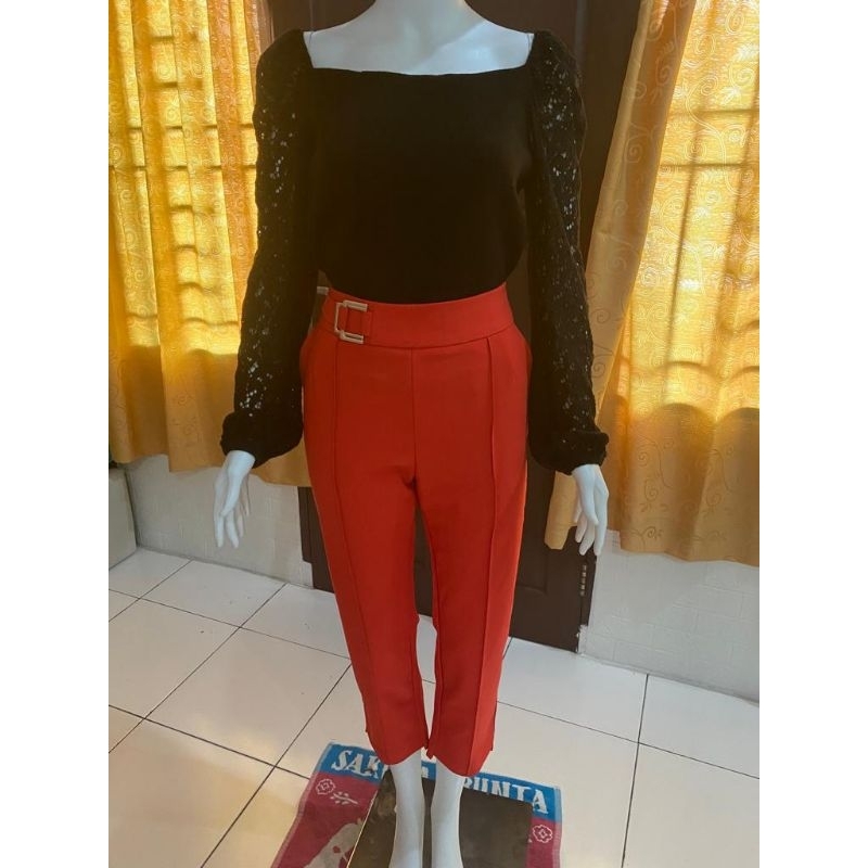 Celana katun 7/8 wanita rimini new