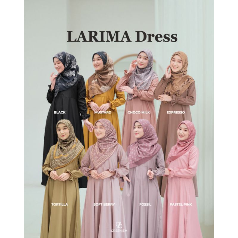 LARIMA DRESS BY GREENISM GAMIS TOYOBO PREMIUM POLOS