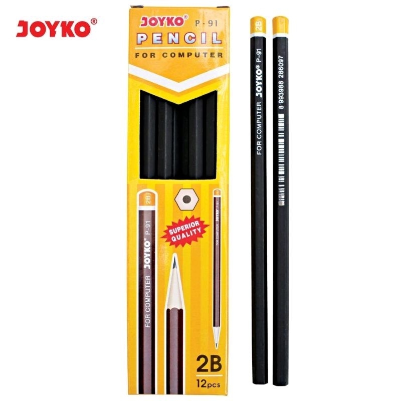 

Pensil Joyko 2B P-91 (1pak isi 12Biji)