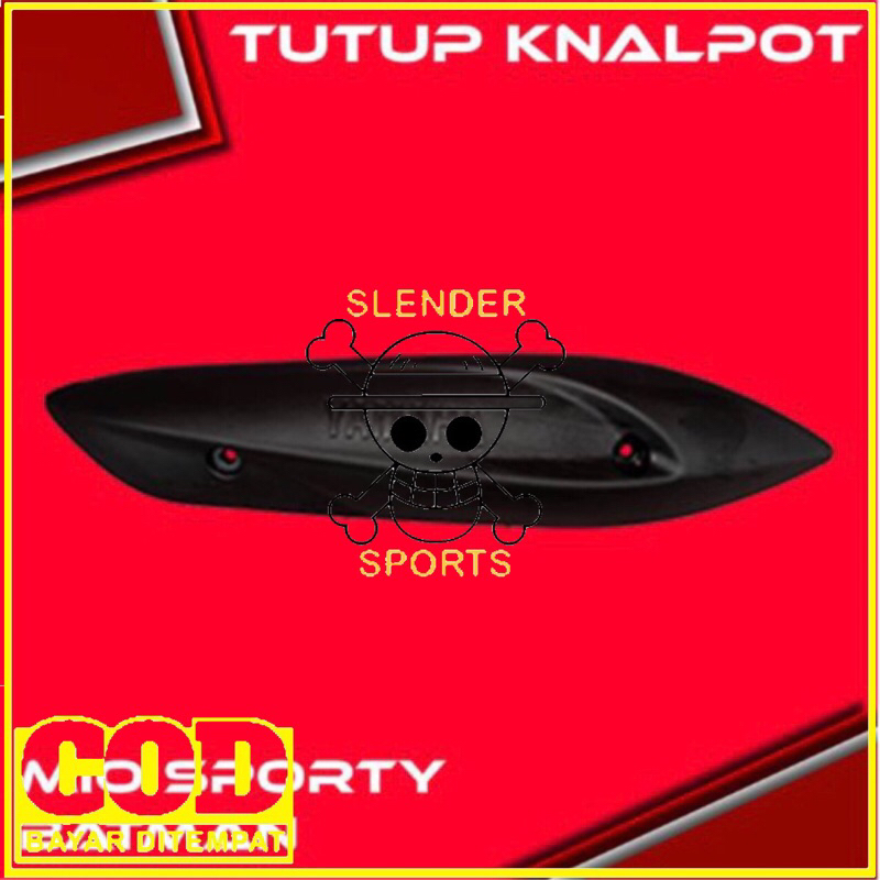 TUTUP KNALPOT MIO SPORTY - COVER KNALPOT MIO SMLIE - PELINDUNG KNALPOT MIO BATMAN