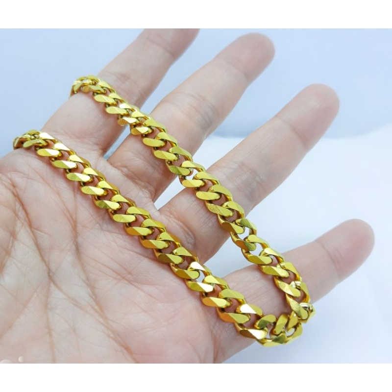 gelang kaki titanium jumbo anti karat asli import