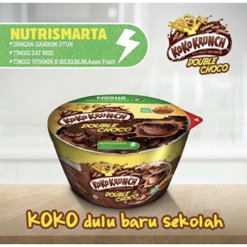 Nestle Koko Krunch Sereal Coklat kemasan CUP 30gr