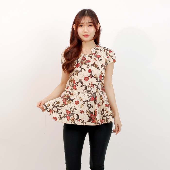 Batik wanita - Atasan blouse batik wanita fashion 315