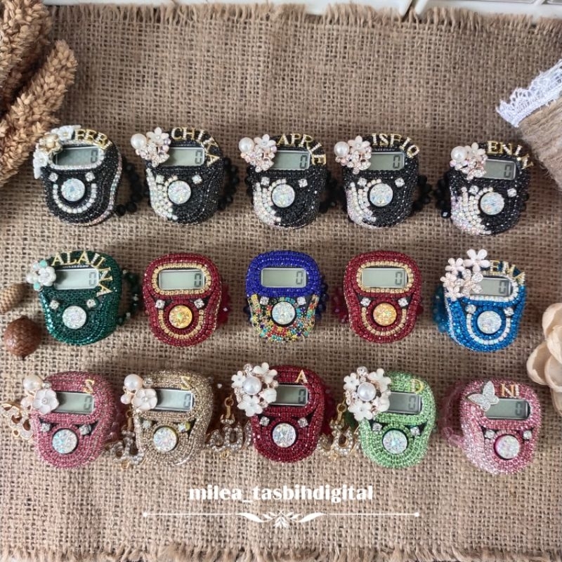 TASBIH DIGITAL SWAROVSKI PREMIUM MURAH