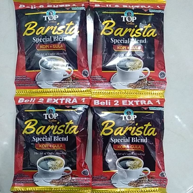 

Baru Top Coffee Barista Special Kopi+Gula 1 renceng isi 15 sachet