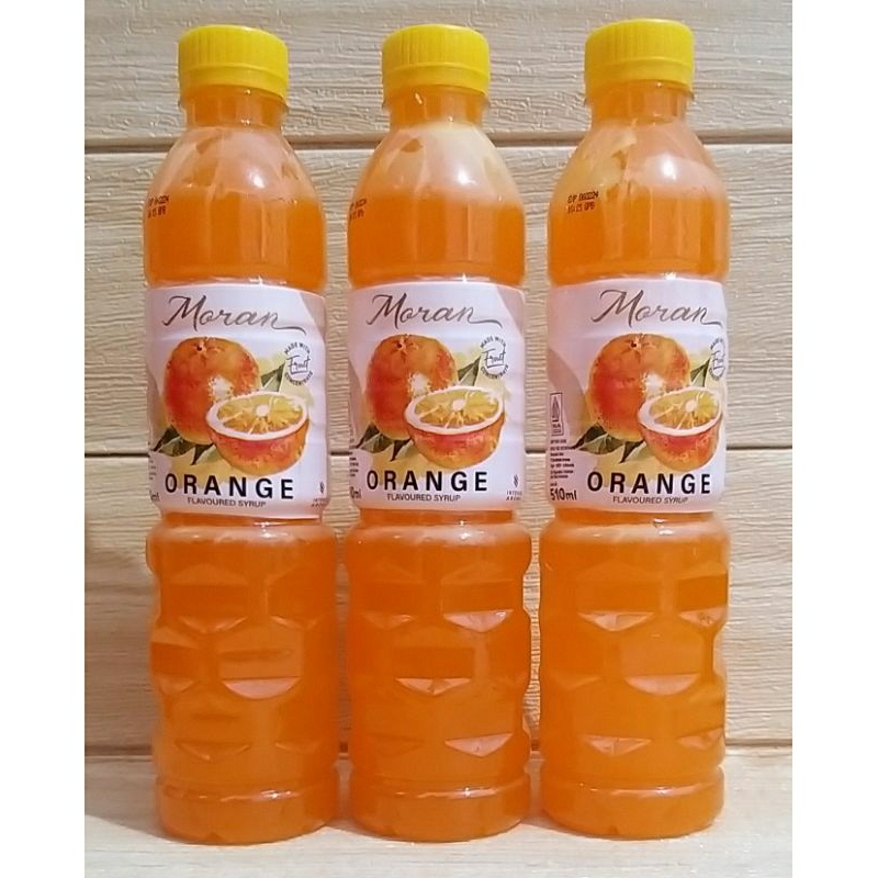 ✔MURAH Moran Orange Syrup 510ml Botol Plastik / Moran Sirup Jeruk