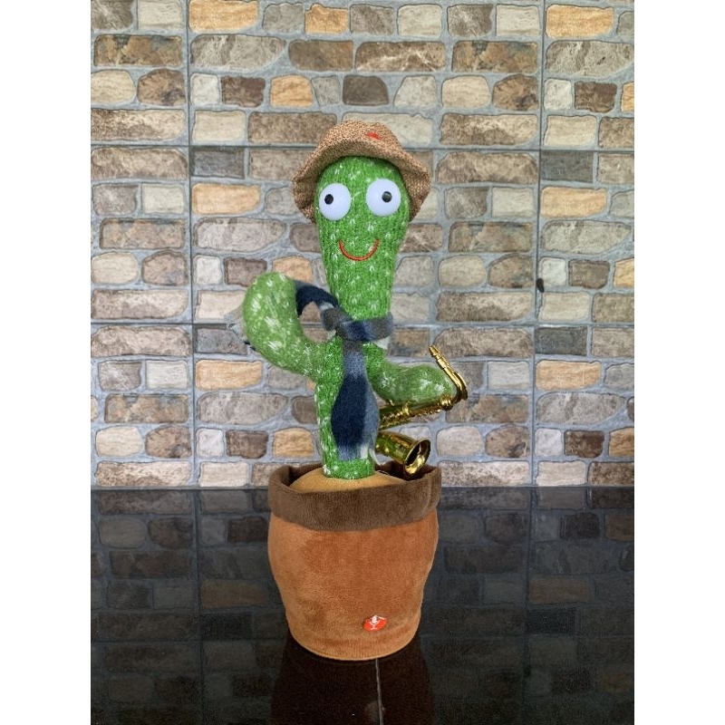 MAINAN KAKTUS GOYANG - KAKTUS GOYANG BISA BICARA - KAKTUS - MAINAN EDUKASI ANAK