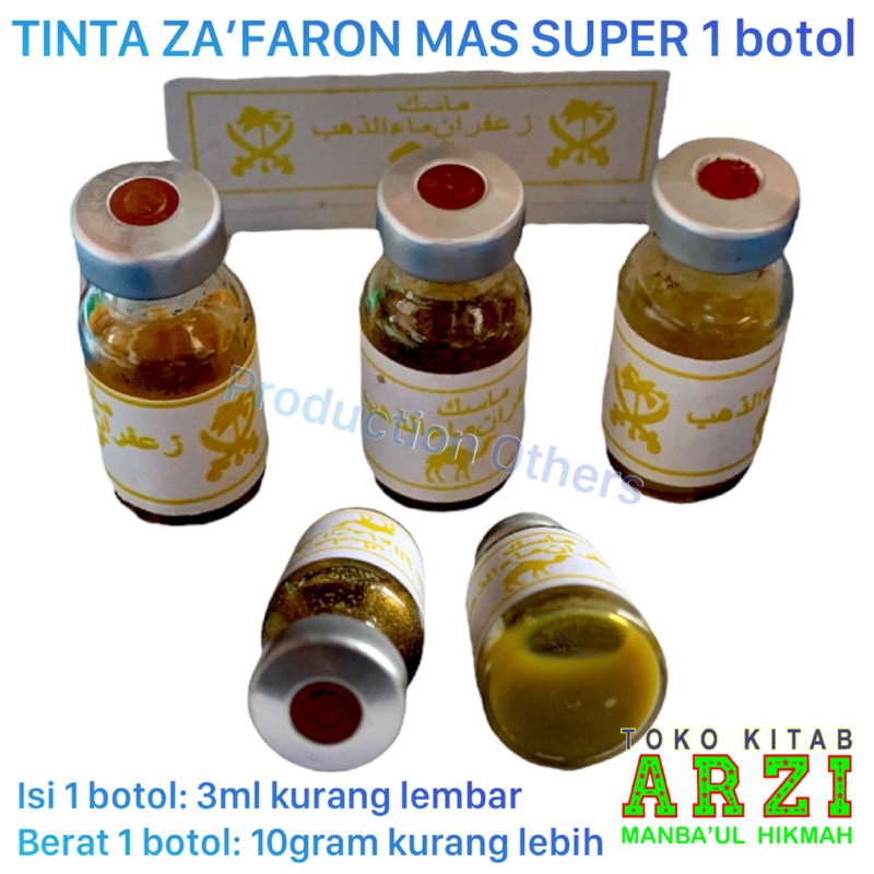 

PRL OL Tinta Za’faron Mas Super 1 botol isi 3ml