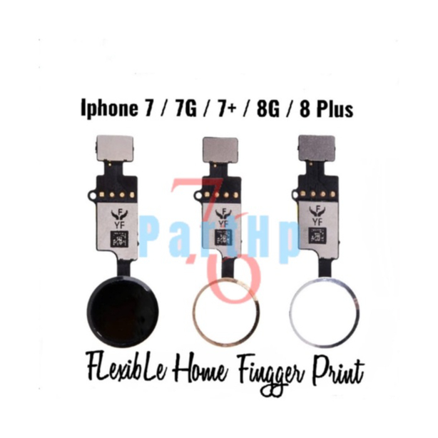 Flexible Finggertprint Home Button Iph 7 - 7G - 7Plus - 8G - 8 Plus - Flexible Fleksibel Fingger print