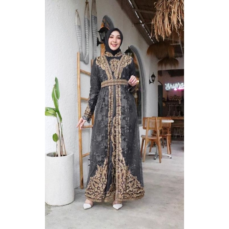 Abaya Belvania Prada Khasmir 104 Original Butik