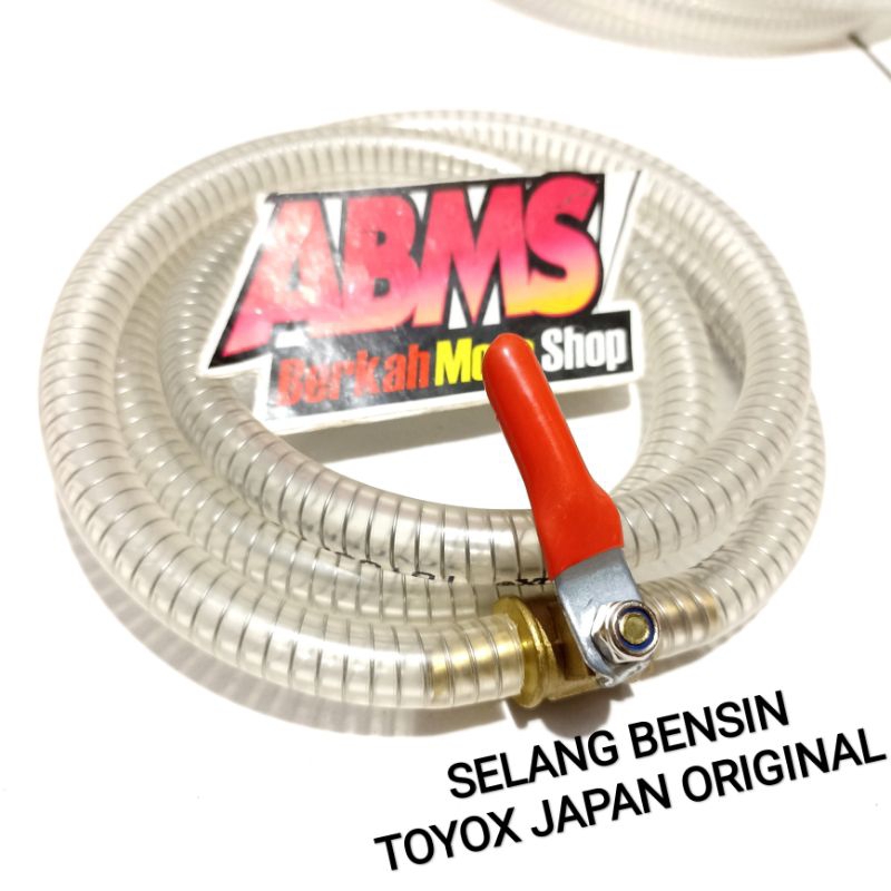 [COD] SELANG BENSIN TOYOX TRANSPARAN SELANG TOYOX JAPAN KRAN BENSIN KUNINGAN SELANG BENSIN KRAN BENS