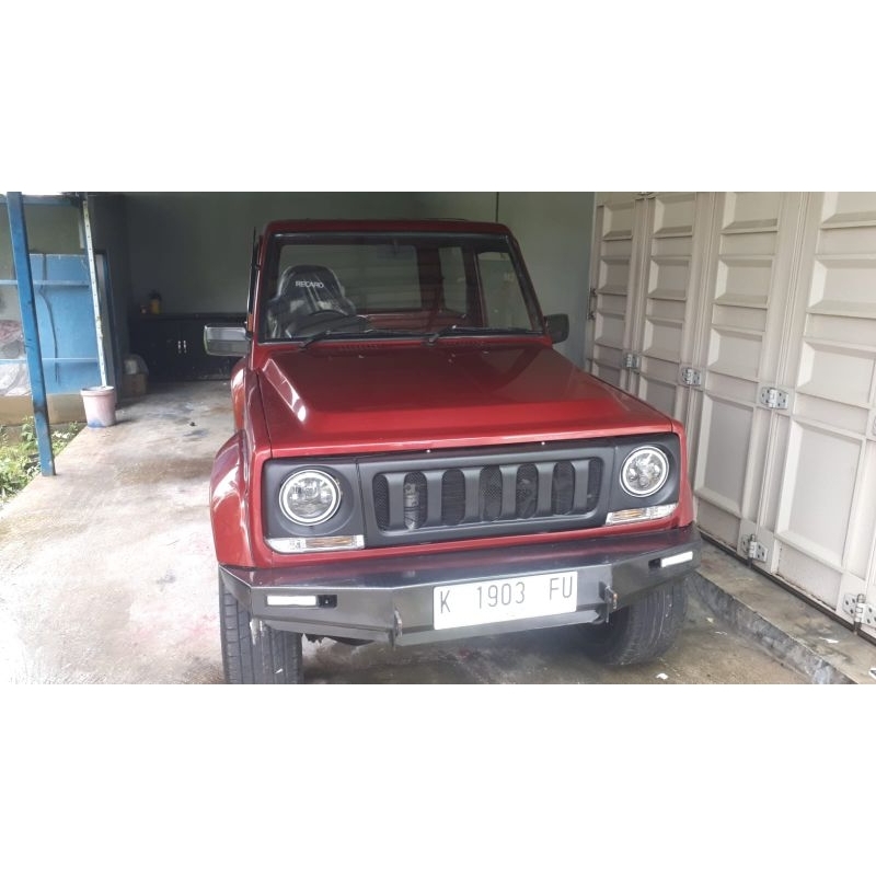 GRILL HUMMER  FEROZA DAN TAFT LAMPU BULAT 7"INCH