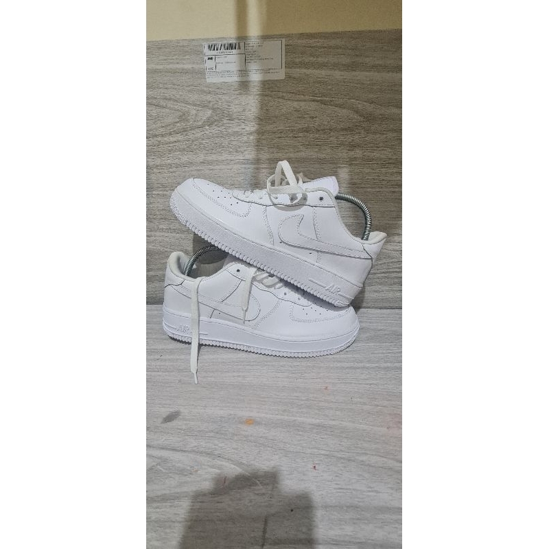 sepatu af 1 full white