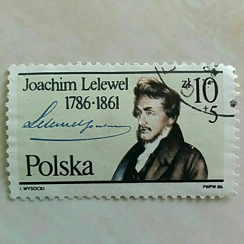 

(AD) Perangko Polandia 1986 Joachim Lelewel (1786-1861) 10+5 zł Used
