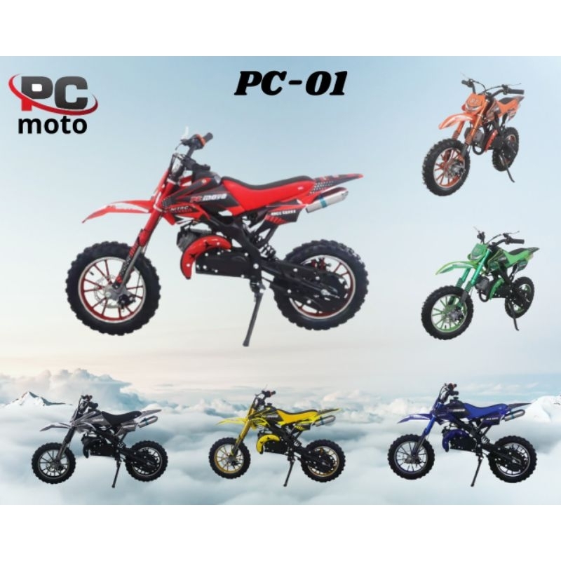 MOTOR MEDIUM TRAIL MT 2 50CC MESIN 2 TAK  ~MOTOR