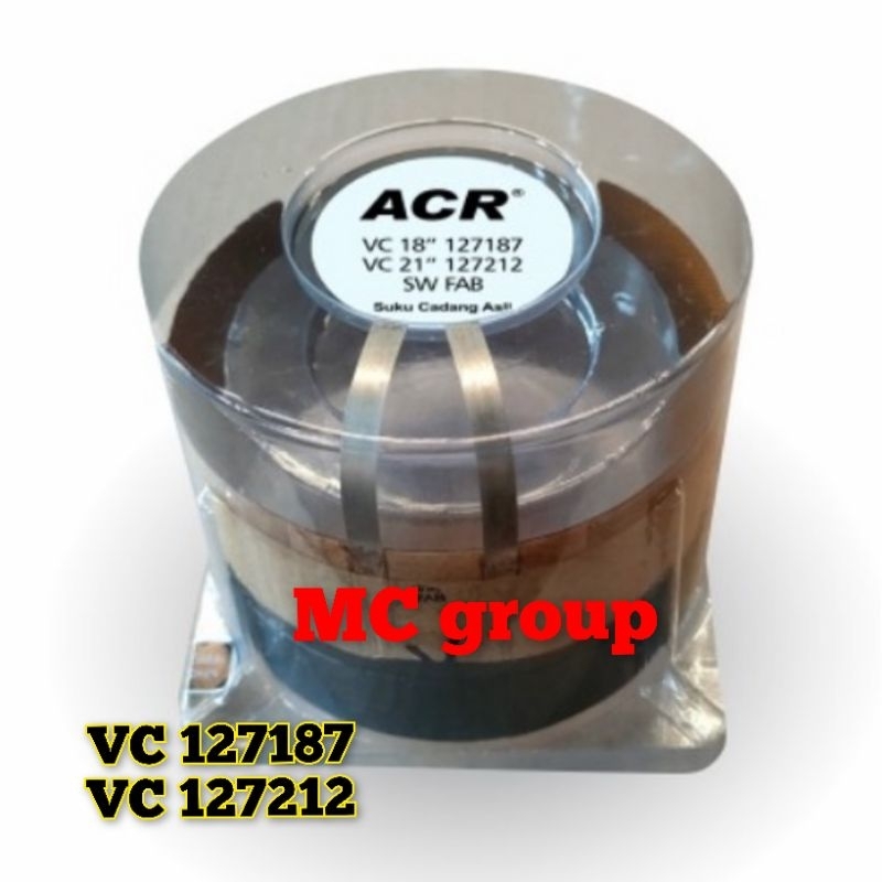 spul voice coil ACR 18inch 127187/127212 SW FABULOUS ORIGINAL ACR