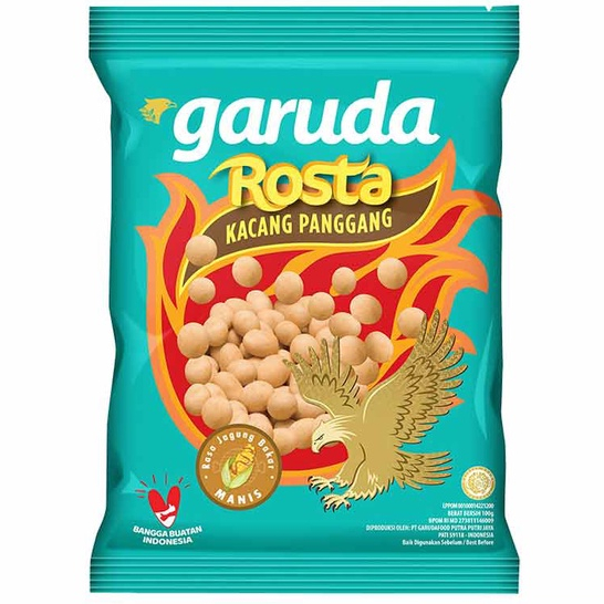 

GARUDA Kacang Panggang Rosta Jagung Bakar Pack 100gr