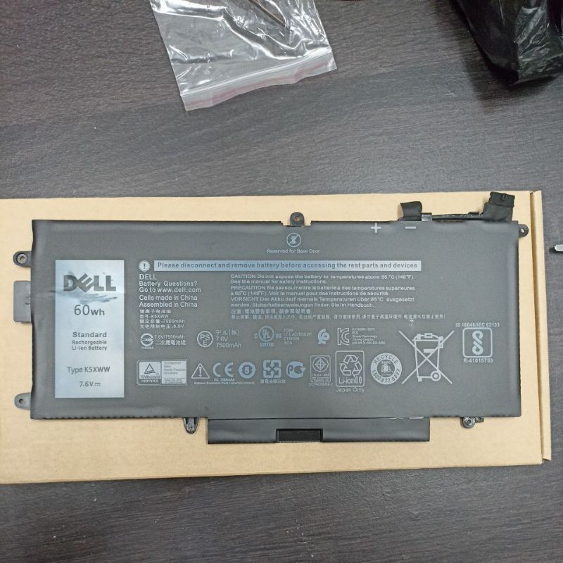 Baterai Dell Latitude 5289 13 7389 5289 3180 3189 K5XWW