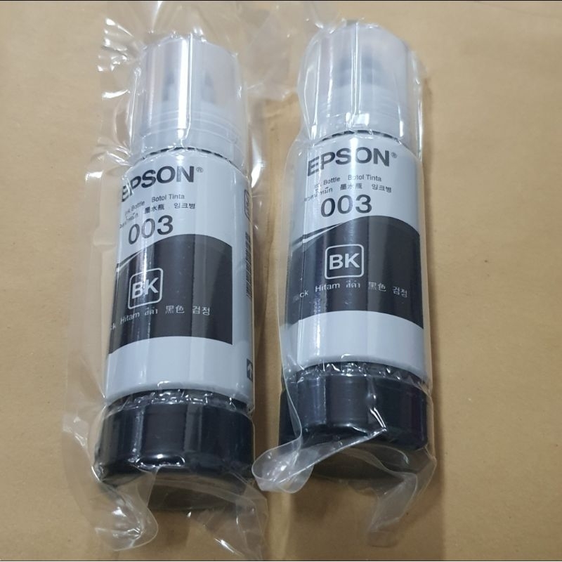 Tinta Printer Epson 003 Epson003 LoosePack Loose Pack Original Hitam