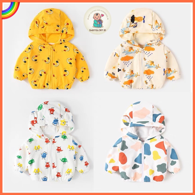 Babyglory.id ✨Jaket Anak Cowok Cewek Unisex Import / Jaket Bayi / Hoodie Anak / Jaket Anak / Bayi