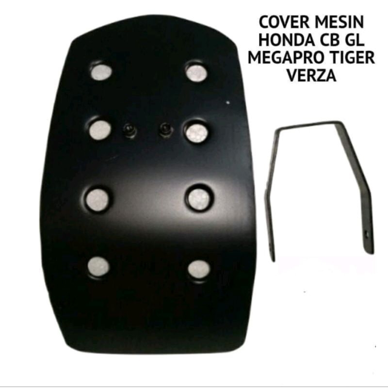 Skidplate Engine Guard pelindung mesin Honda Tiger GL Megapro New  Megapro lama dan thunder 125 peli