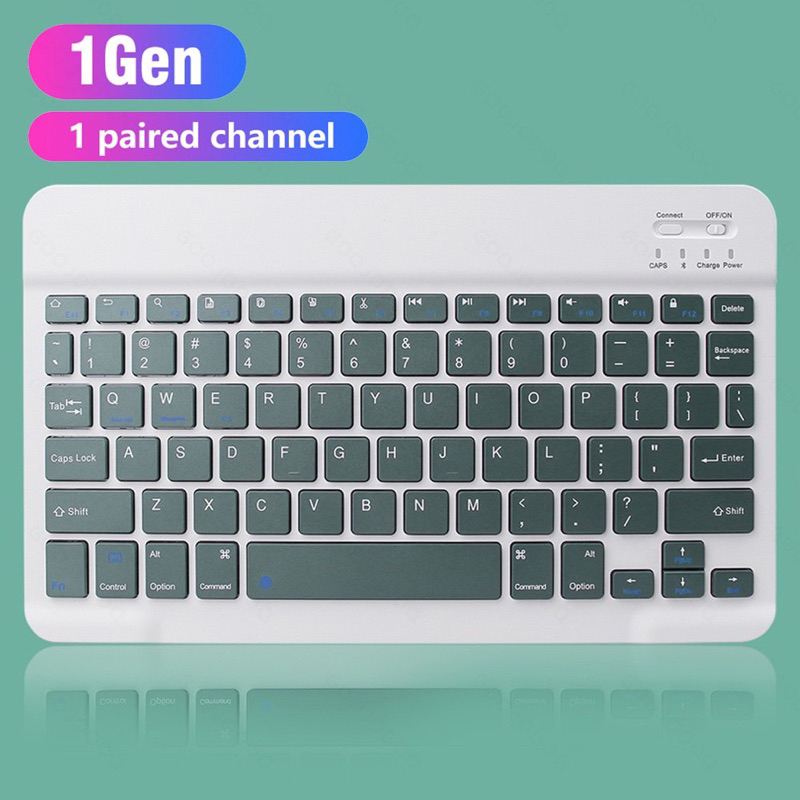 Keyboard Bluetooth 10 Inch 3 in 1 Wireless Bluetooth Keyboard Mouse Set Lightweight Portable For iPad Samsung Xiaomi Phone