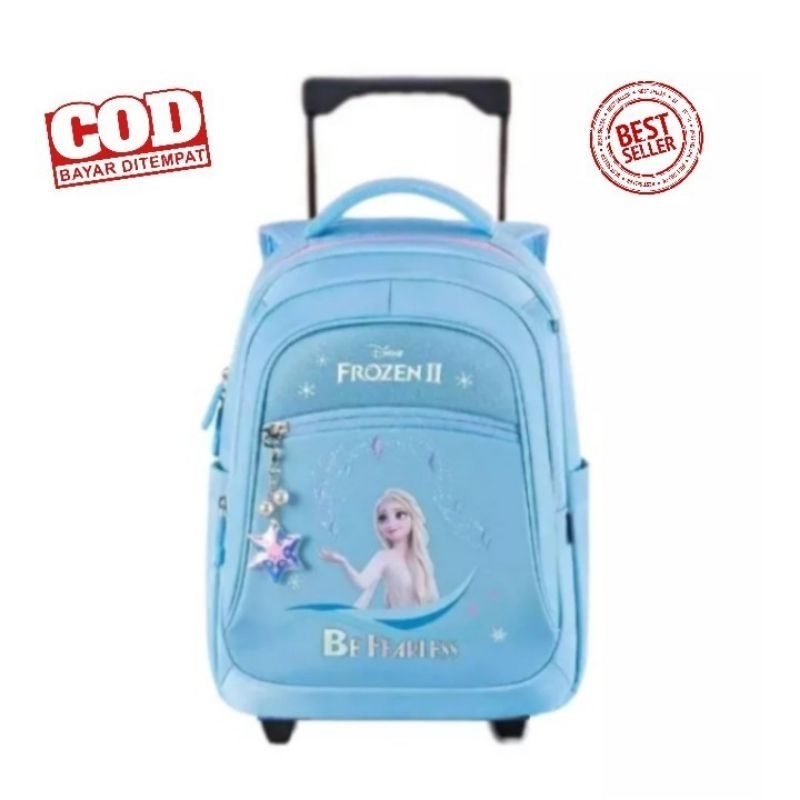 RANSEL TROLEY RODA TAS RANSEL FROZEN RODA ANAK SEKOLA