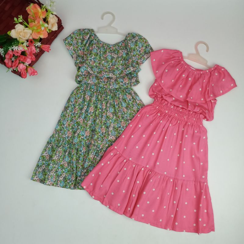 Setelan rayon rok anak perempuan 2 3 4 5 tahun / set rok sabrina anak by beuzee - baju harian anak c