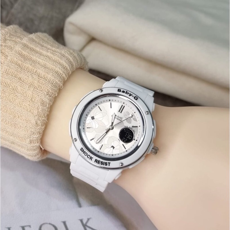 JAM TANGAN SPORT WANITA CASIO BBG 150 DUAL TIME FREE BOX