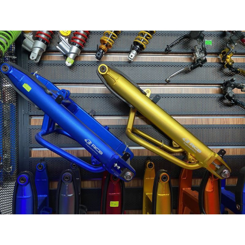 (Ready Stok) | Racing Boy (RCB) Swing Arm New Design With Stabilizer Untuk Motor Sonic/MX-KING/Jupit
