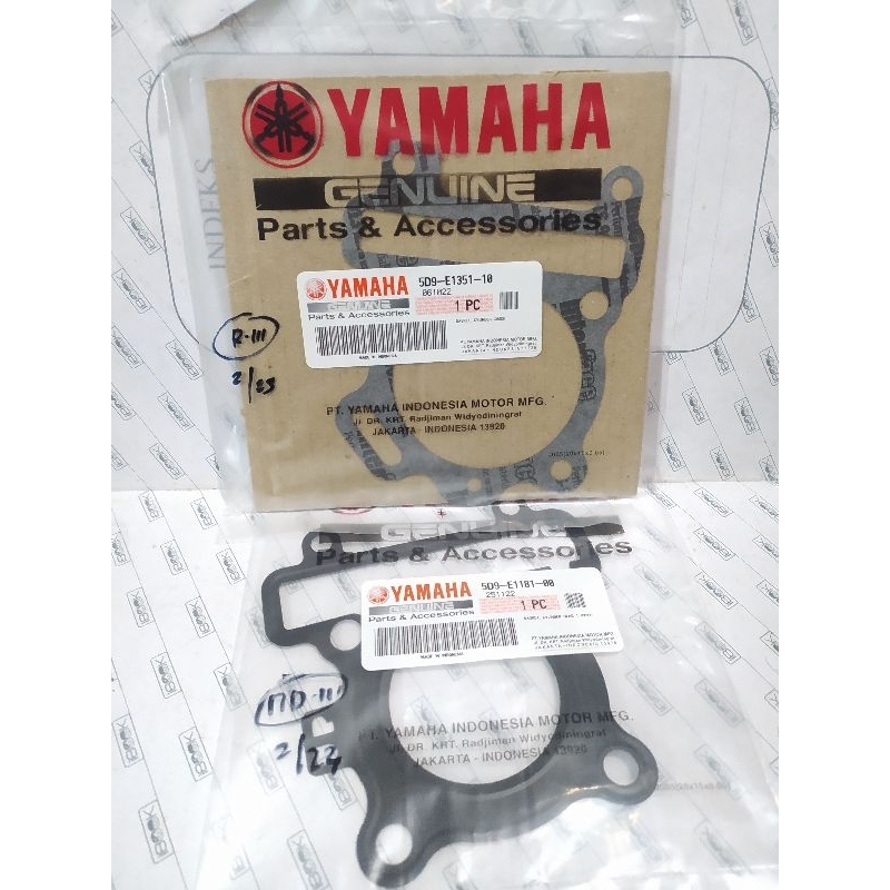 paking blok head vega zr original yamaha asli