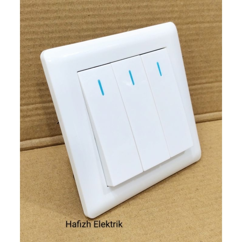 Saklar Triple Morgen MG-ES80113 | Saklar IB