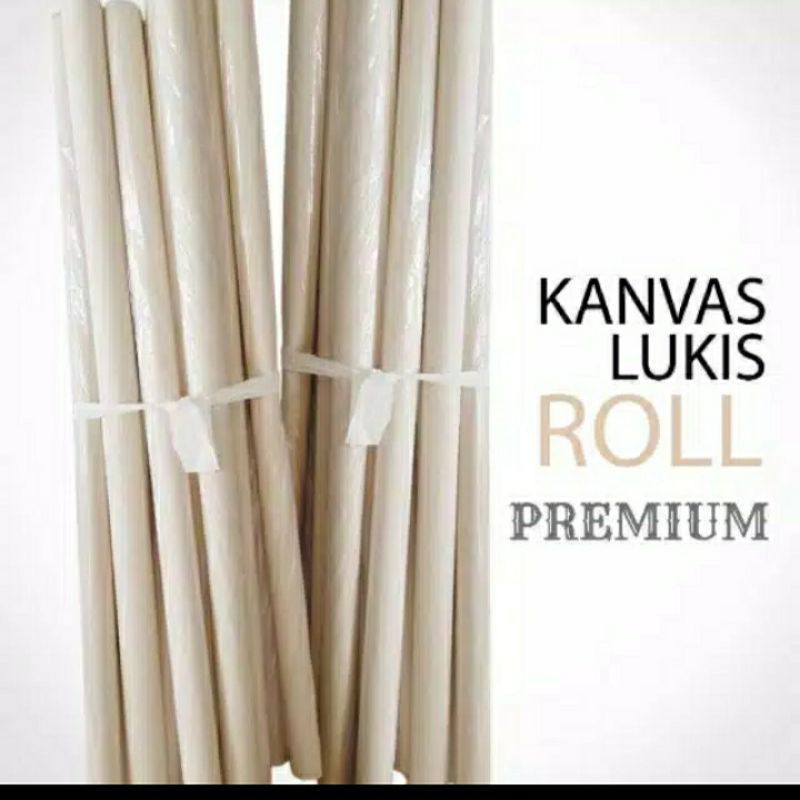 KANVAS LUKIS ROLL PREMIUN/KANVAS ROLL TERMURAH