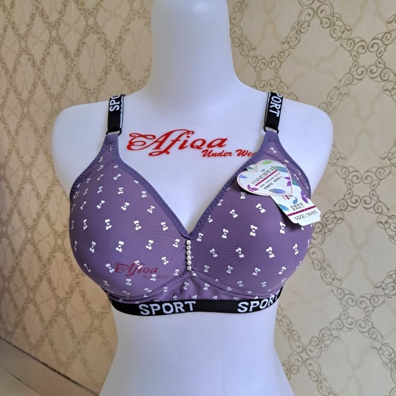 BH Bra Yasimei 9607 | Bra Lembut Tanpa Kawat | Bra cup B/C